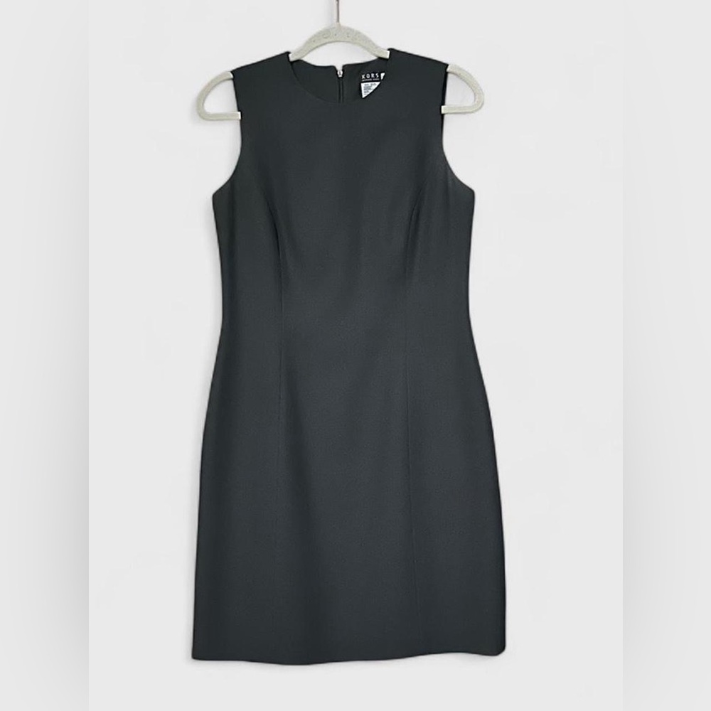 🇮🇹 MADE IN ITALY KORS MICHAEL KORS 100% WOOL Sheath Dress